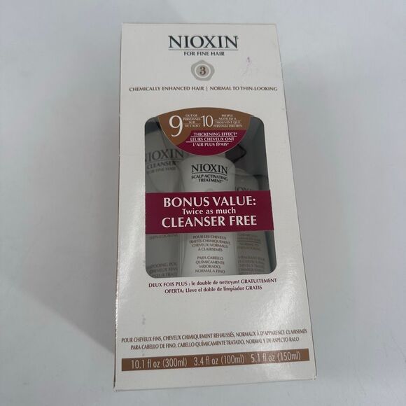 New Nioxin System 3 Set Fine, chemically enhanced, normal to thin-looking hair - Picture 6 of 9